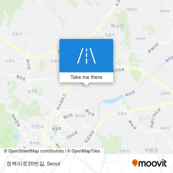 청백리로20번길 map