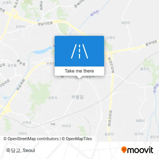 죽당교 map