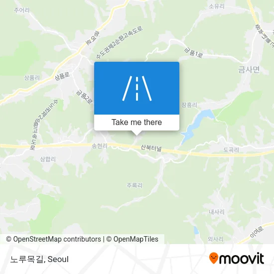 노루목길 map