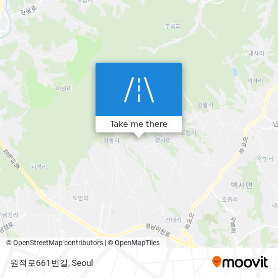 원적로661번길 map