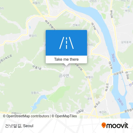 건넛말길 map