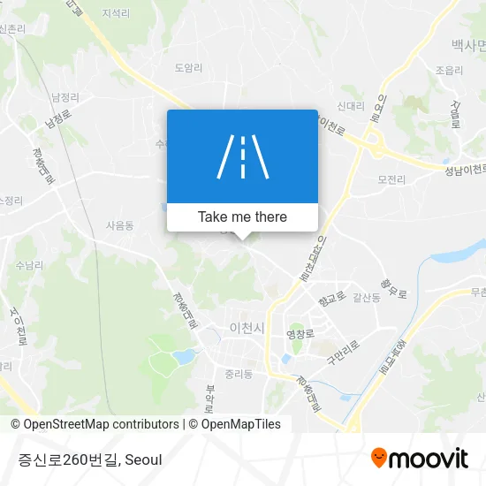 증신로260번길 map