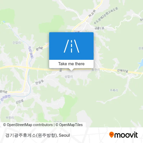 경기광주휴게소(원주방향) map