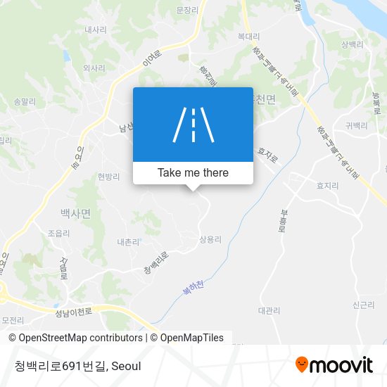 청백리로691번길 map