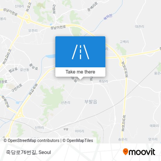 죽당로76번길 map
