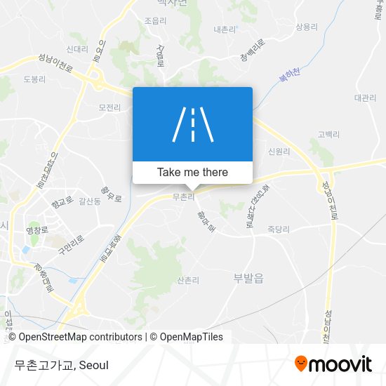 무촌고가교 map