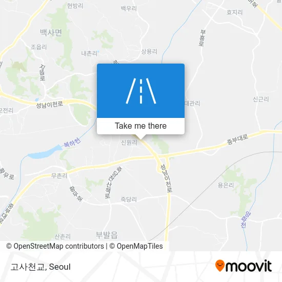 고사천교 map
