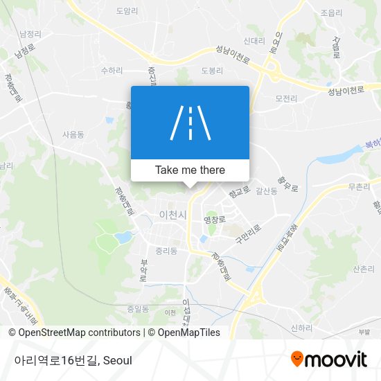아리역로16번길 map