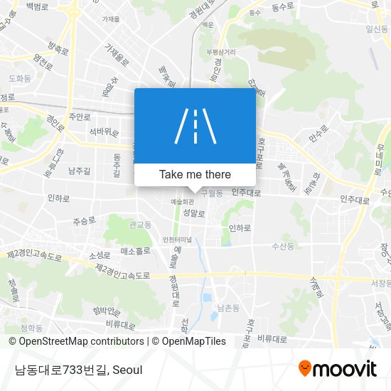 남동대로733번길 map