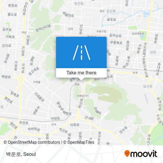 백운로 map