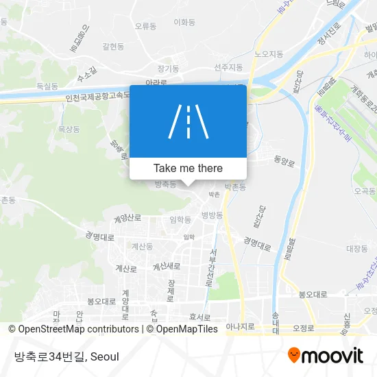 방축로34번길 map