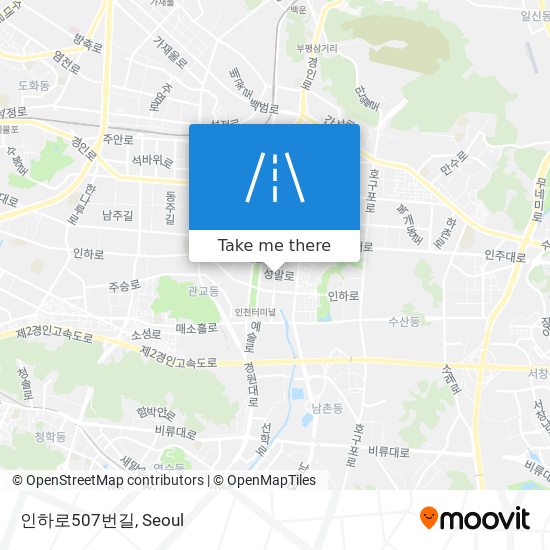 인하로507번길 map