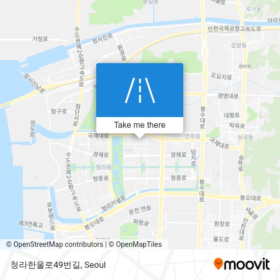 청라한울로49번길 map