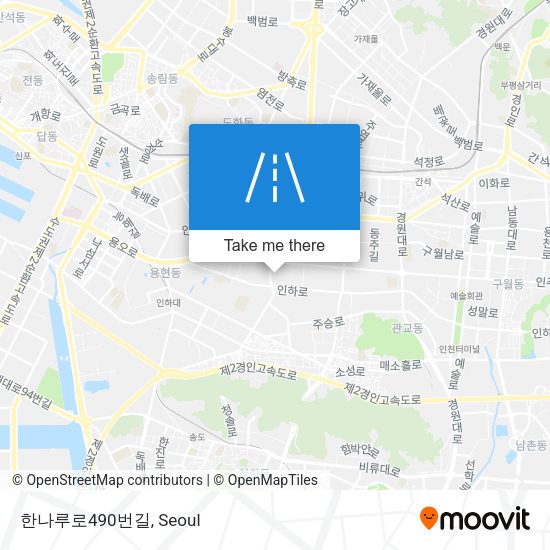 한나루로490번길 map