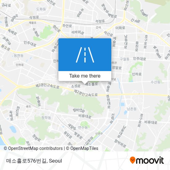 매소홀로576번길 map