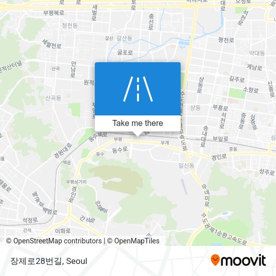 장제로28번길 map