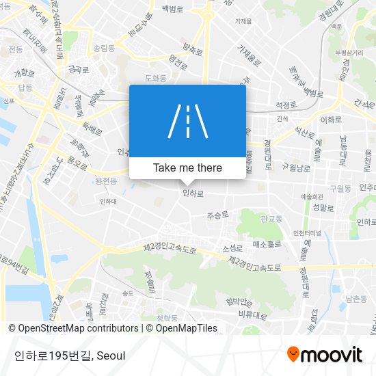 인하로195번길 map