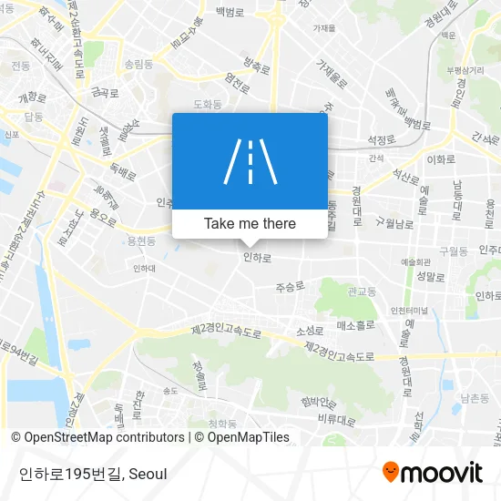 인하로195번길 map