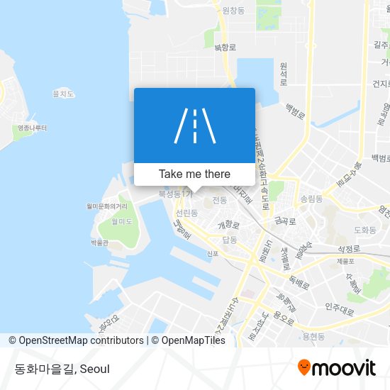 동화마을길 map