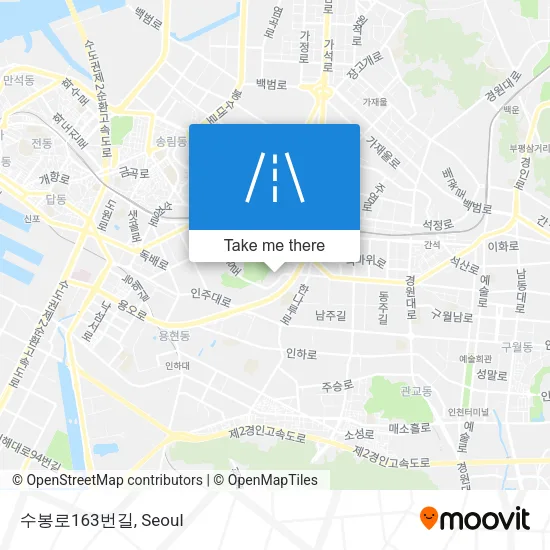 수봉로163번길 map