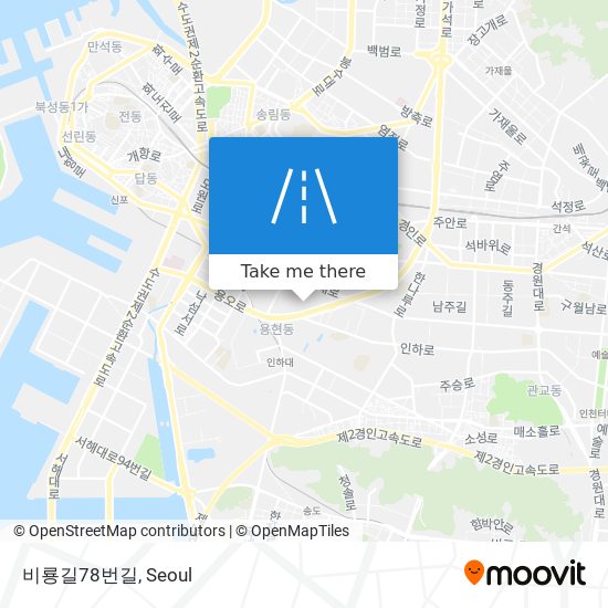 비룡길78번길 map