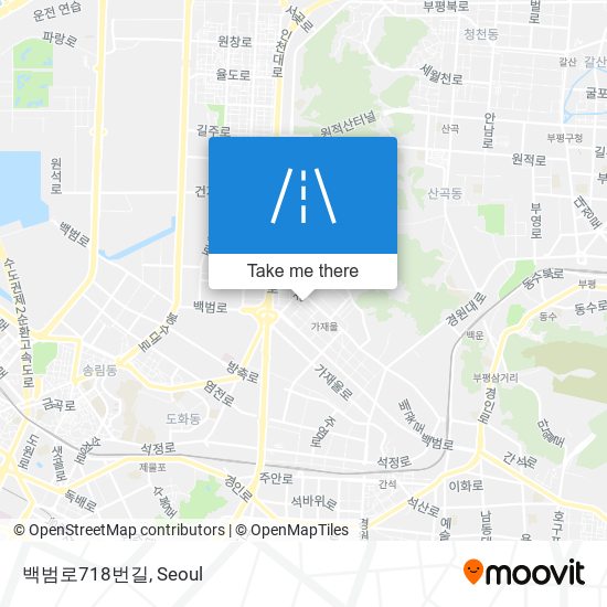 백범로718번길 map