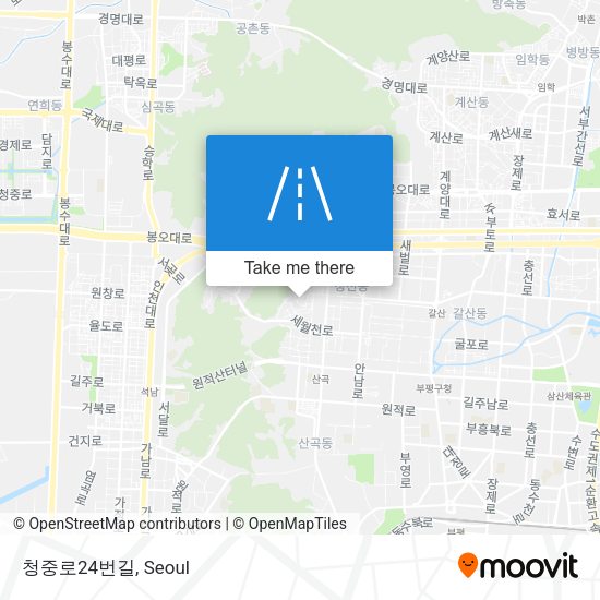 청중로24번길 map