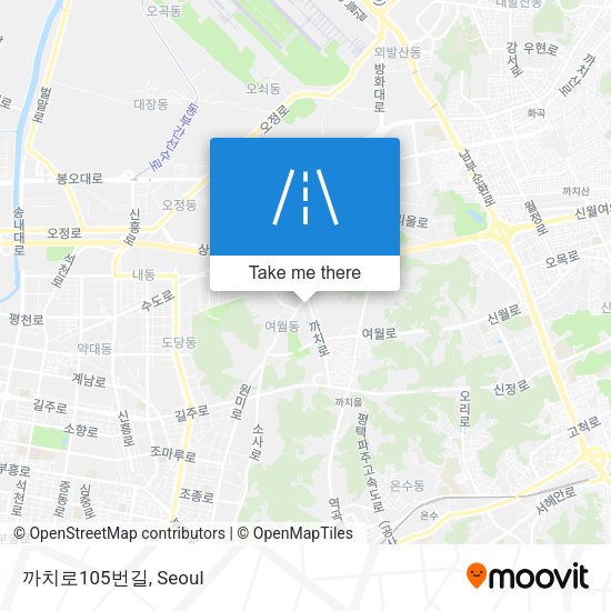 까치로105번길 map