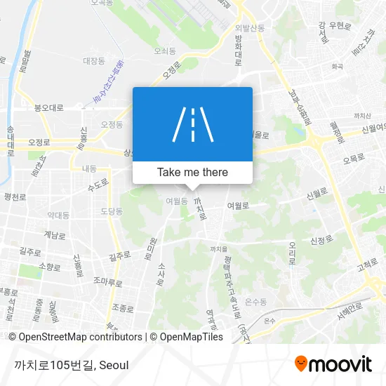 까치로105번길 map