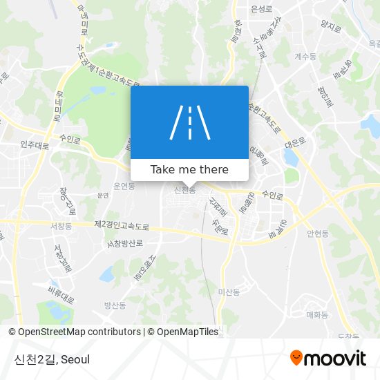 신천2길 map