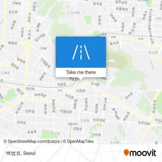 백범로 map