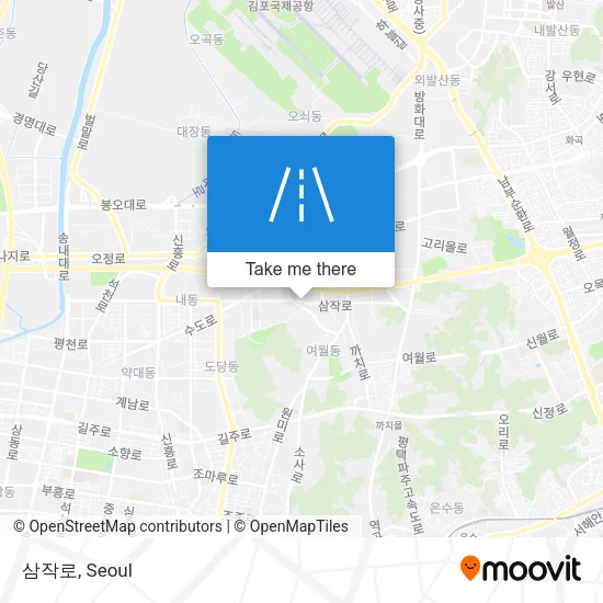 삼작로 map