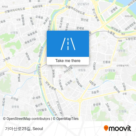 가마산로25길 map