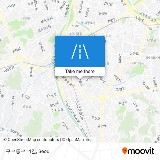 구로동로14길 map