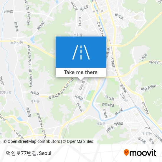 덕안로77번길 map