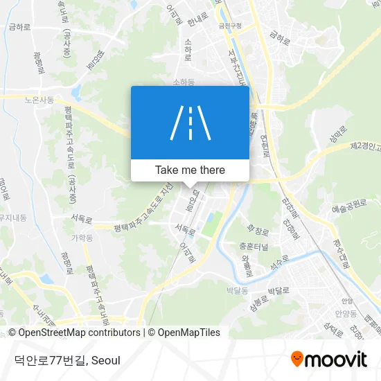 덕안로77번길 map