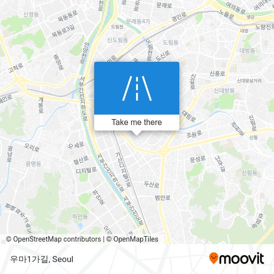 우마1가길 map
