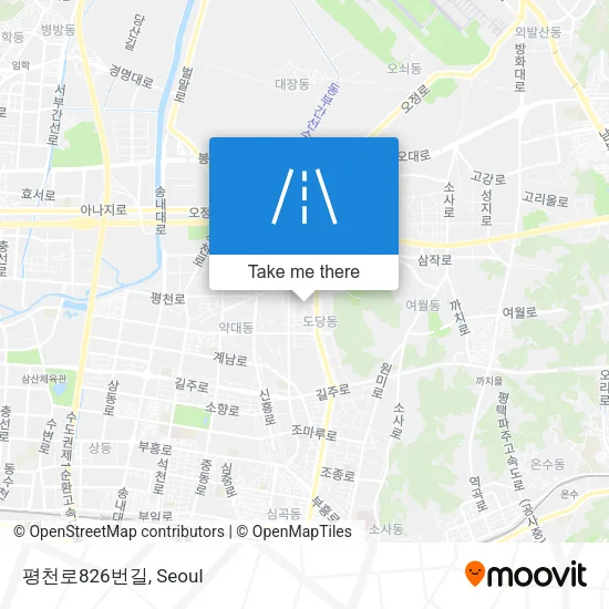 평천로826번길 map