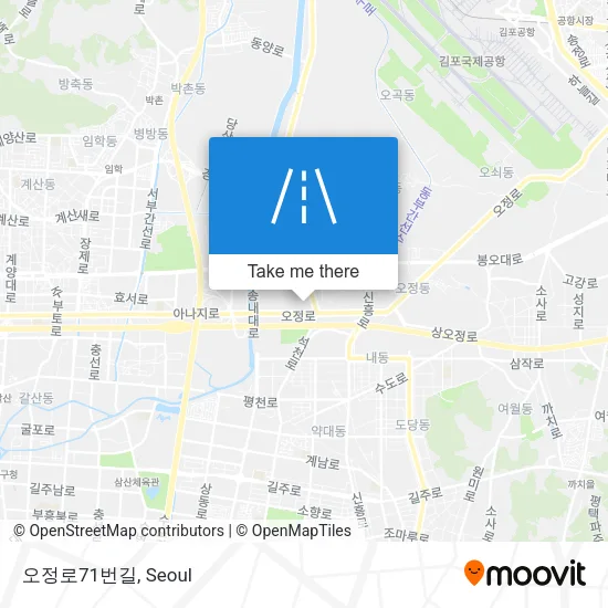 오정로71번길 map