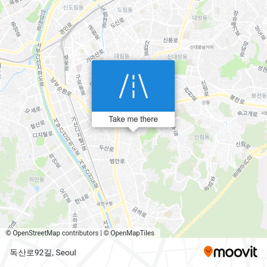 독산로92길 map