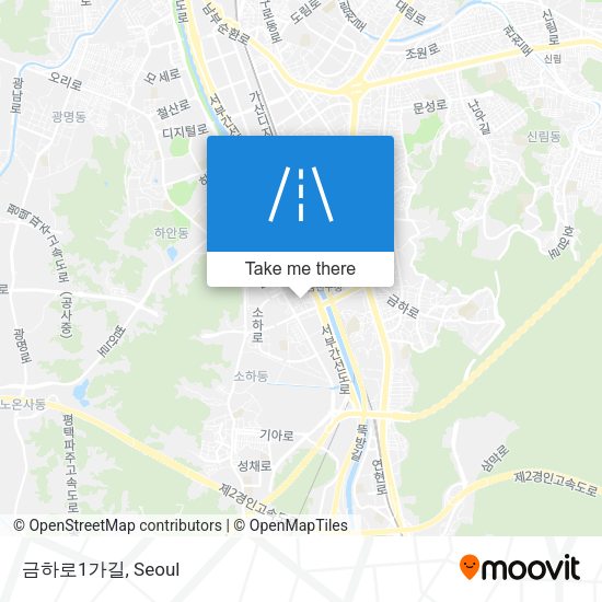 금하로1가길 map