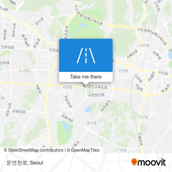 운연천로 map