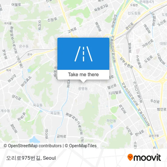 오리로975번길 map