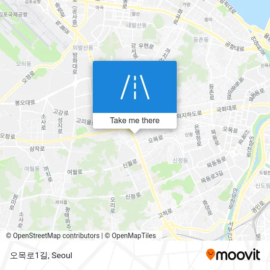 오목로1길 map
