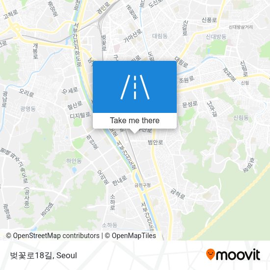 벚꽃로18길 map