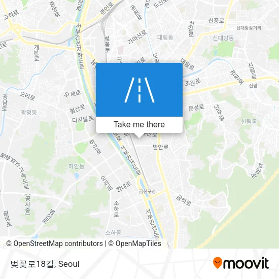 벚꽃로18길 map