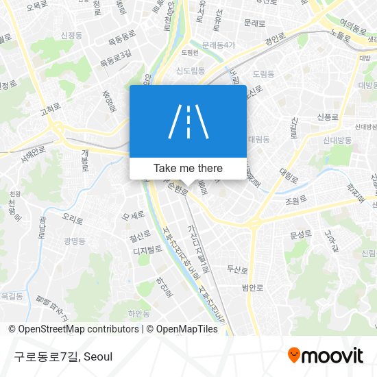 구로동로7길 map