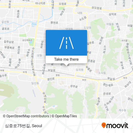 심중로75번길 map