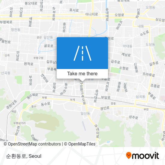 순환동로 map
