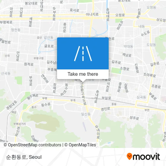 순환동로 map